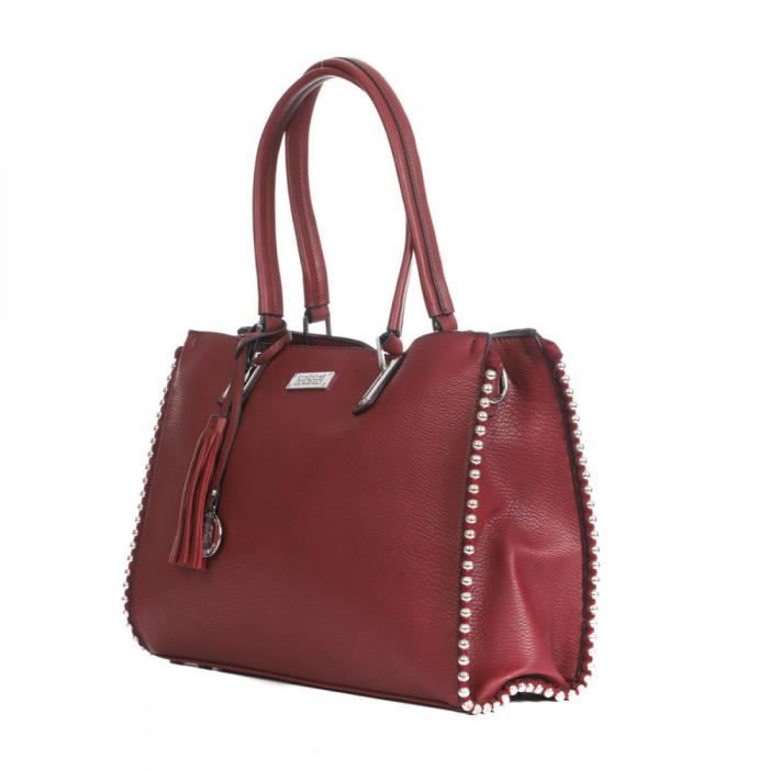 Sac Main Bordeaux Femme Georges Rech Obeline Achat Vente Sac