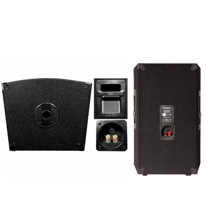 Amplificateur sono - audioclub ac3000 - 2 x 1500w + table de mixage ibiza  sound dj21 4 voies usb - câble rca + pc - Conforama