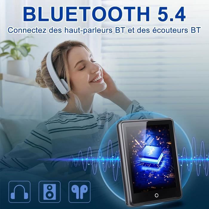 Lecteur MP3 Bluetooth 5.4, MP4 2,01