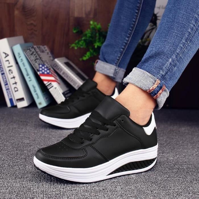 Basket femme talon 5 cm 2025