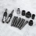 13 pièces - ensemble alternateur roue libre poulie retrait douille bit Garage Service outils Kits adaptés pour Ford-FUT〄-3
