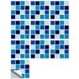 10 pièces Stickers muraux autocollants de carreaux imperméables auto-adhésifs pratiques de de  TAPIS DE COULOIR - TAPIS DE PASSAGE-3