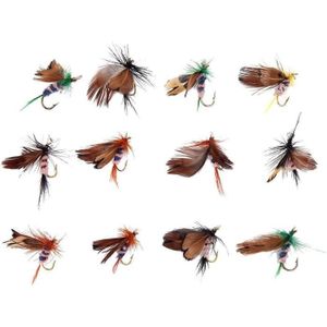 Dr.Fish Outils de fixation de mouches, 9 en 1 avec aiguille