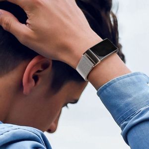 Bracelet De Montre En Cuir Marron Gaufré à Motif Crocodile 18 Mm Avec Boucle Argentee Attache Rapide P