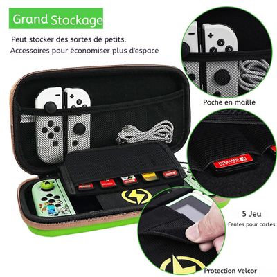 Étui De Transport Pour Switch2 - Protection Antichoc - Tissu Rouge - Neuf - Origine Chine