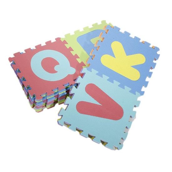 32 32cm Puzzle Tapis Mousse Jouet Pour Enfant Bebe Chiffres Lettres Cdiscount Jeux Jouets