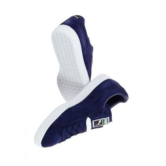 puma suede bleu femme