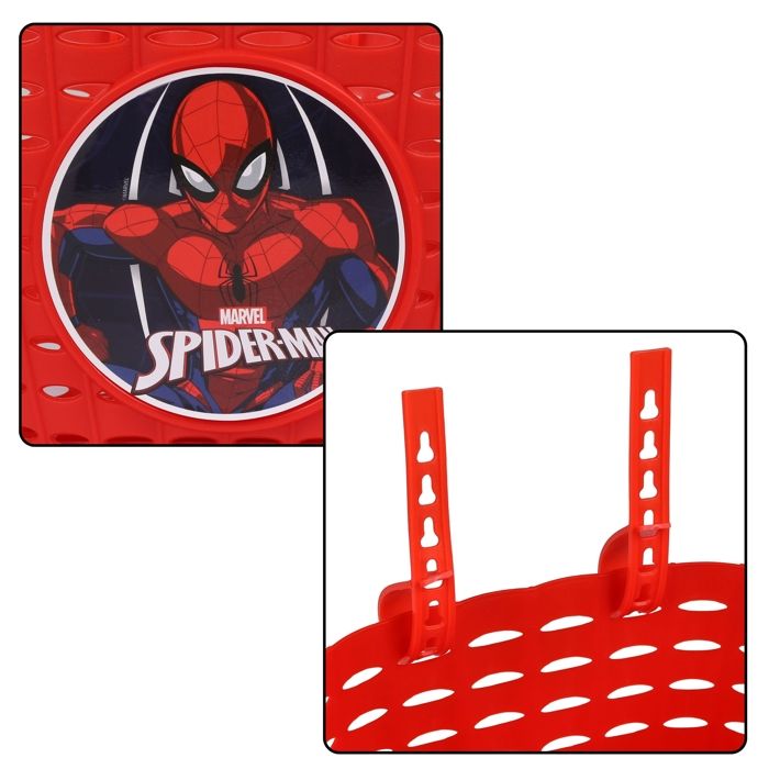 Accessoires de vélo Spiderman ; Casque, Gants et genouillères