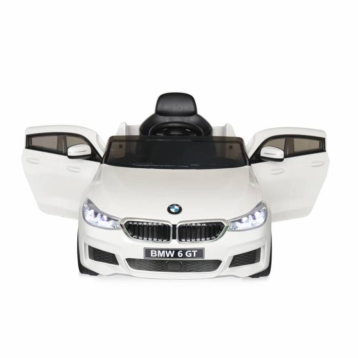 Voiture électrique pour enfants BMW Série 6 GT Gran Turismo blanche 12V 4 Ah  avec autoradio et télécommande - Cdiscount Jeux - Jouets
