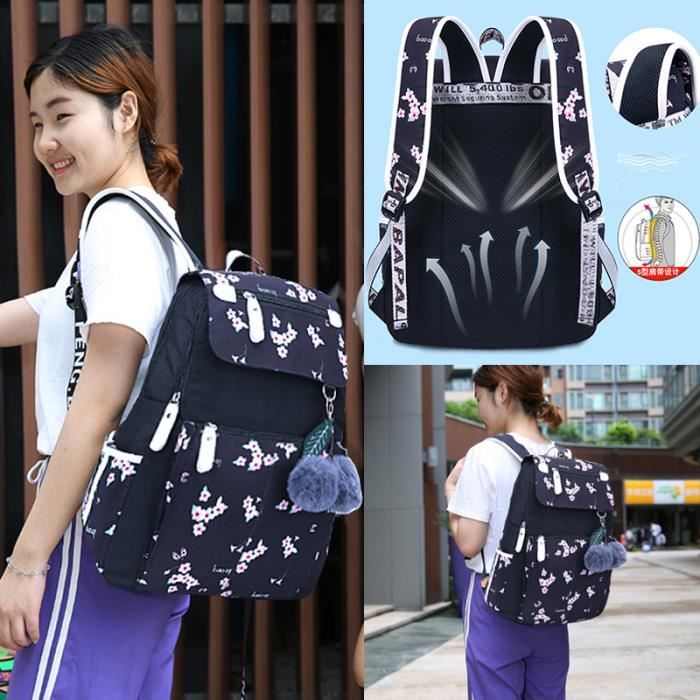 à Dos Ado Sac A Main Fille Ado Lycée Scolaire Sac A Dos Fille Sac à Dos  Scolaire,Sac A Dos