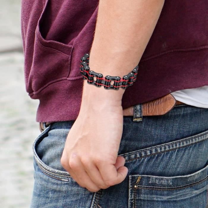 Bijou Cycliste Acier Inox Bracelet Vélo Shopsphère - Acier Inoxydable - Corde Polyester - Taille Unique Réglable - Cadeau Cycliste Cadeau Pour Cycliste