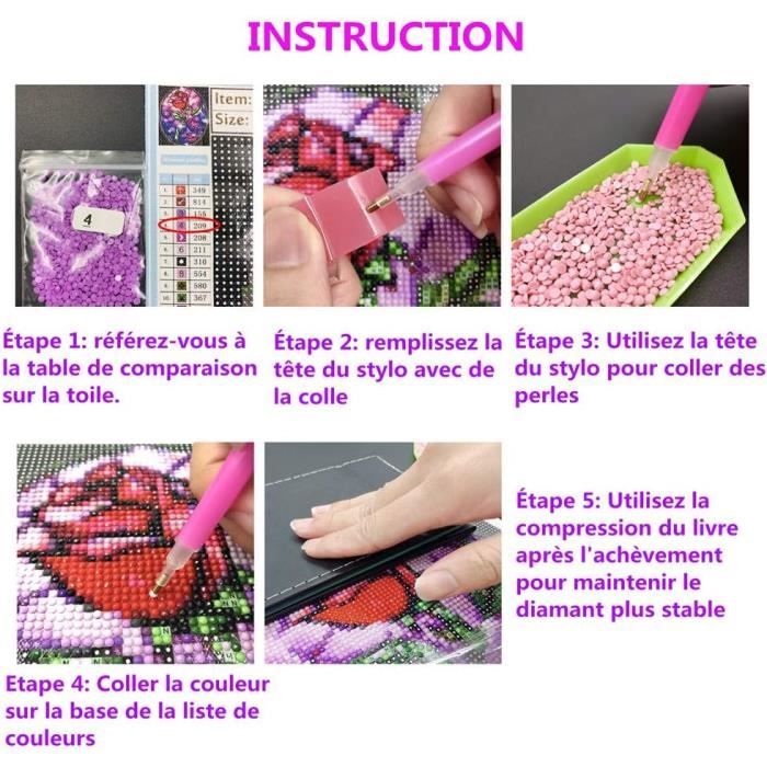 YMIFEEY Lot De 15 Peintures Diamant Papillon Fée - Pour