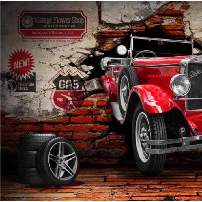 Arc De Voiture Géant Unique Party - Rouge, 45 Cm De Diamètre, Ruban Pour Fixation Facile