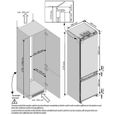 Réfrigérateur combiné BEKO BCNA275E3ZSN - Encastrable - 254 L (185+69) - L54 cm - NeoFrost Dual Cooling - Porte réversible - Blanc-4
