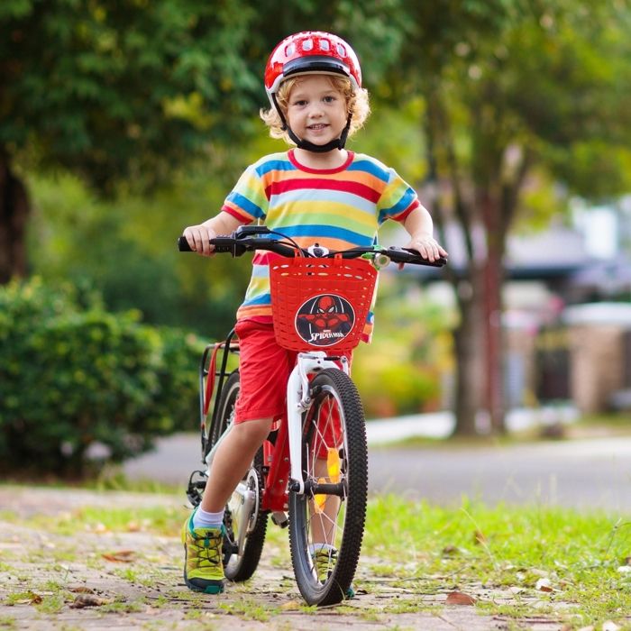 Cloche Guidon Vélo Spiderman Rouge – Métal/plastique (neuf, Défaut Emballage)