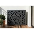Casanoov cache clim & pompe à chaleur aneto ruivo aluminium gris - taille m