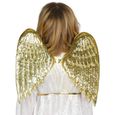 Ailes d'ange dorées enfant - Doré - Pour déguisement de Noël ou fêtes de fin d'année-0