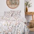 TODAY - Parure de lit imprimé floral coton SUNSHINE ALIZE 220x240 cm-0