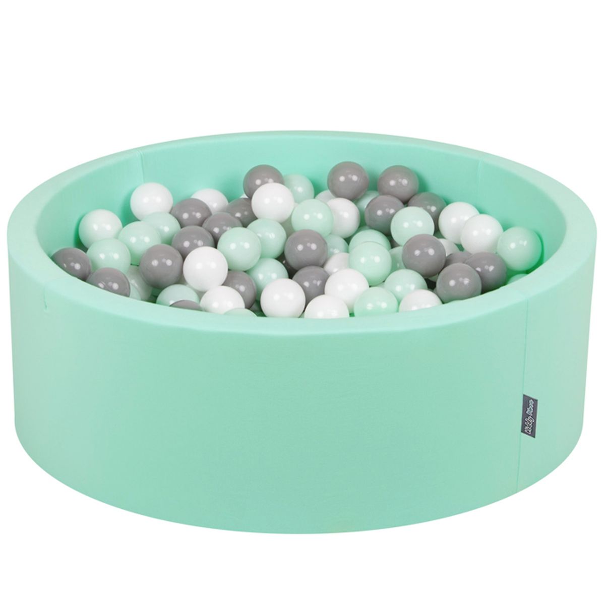 Kiddymoon 90x30cm 200 Balles 7cm Piscine A Balles Pour Bebe Rond Fabrique En Ue Menthe Blanc Gris Menthe Achat Vente Piscine A Balles Cdiscount