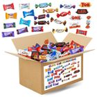 PRO DISTRI BOX GOURMANDE | Méga Assortiment de 200 Mini-Chocolats : Célébrations, Kinder, Milka, Daim, Toblerone à Partager à Noël