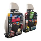 JIATZOCN Lot de 2 Organiseurs de Voiture, Housse de Siège Auto pour Enfant Avec 20 Poches pour Tablette iPad 10.5"