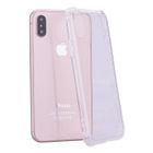 COZYTEC Coque iPhone Xs et iPhone X antichoc en silicone, Transparent, Souple, Anti choc (Transparent)