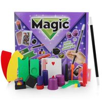 Kit de Magie- Set de Magie Upgarde avec Baguette Magique, Sac de Tours de Magie, Instruction étape par étape