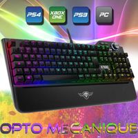 Clavier Gamer Xpert K900 LED Switch Laser Opto-Mécanique Anti Ghosting Intégral avec Bouton Son MAO GAMING PS5 PS4 XBOX ONE X et S