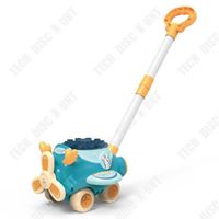 TD® Machine à bulles pour enfants chariot à bulles automatique voiture à bulles jouets interactifs extérieurs pour filles et