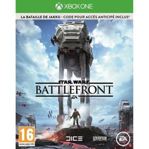Lot De 2 Jeux PS4 : Star Wars Battlefront 1 Et 2 - Version PAL FR, En Bon état