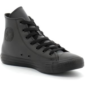 Converse noir haute cuir sales