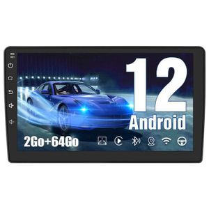 AUTORADIO Junsun Autoradio Android 12 2Go+64Go pour Peugeot 407(2004-2008) 9''Écran Tactile avec Carplay Android Auto GPS WiFi DSP FM