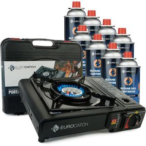 Ashata Brûleur portable Mini réchauds de camping portables cuisinière à