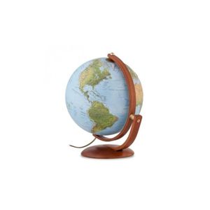 GLOBE TERRESTRE Globe terrestre lumineux Maximus 37 - ATMOSPHÈRE - Bois moulé - Bleu - 5 ans et plus