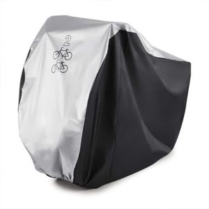 Housse de Protection pour 2 Vélos - Imperméable en Oxford 420D -  Dimensions: 200x70x110CM - Couleur Noir