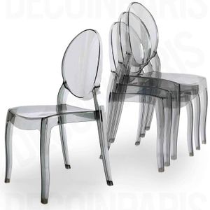 Chaise Plexi Tolga Cdiscount