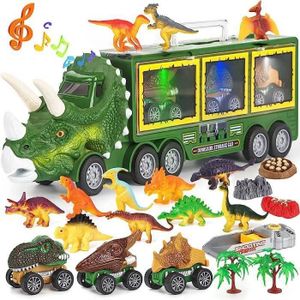 VOITURE - CAMION Dinosaure Jouet Camion de Transporteur Jouet avec 