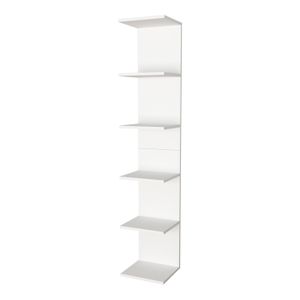 Étagère murale Surahammar à 6 niveaux 180 x 35 x 32 cm blanc