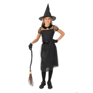 Robe Tutu La Sorcière Ensemble Robe, Chapeau, Balai, Collant Et Sac En Citrouille 2023