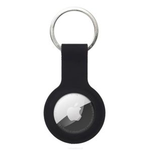 PORTE-CLÉS Porte-clés en silicone pour AIRTAG noir