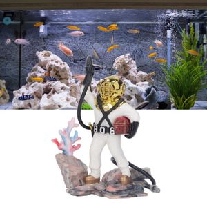 KATELUO 2 Pièces Plongeur Aquarium Decoration, Petit Plongeur Ornement pour  Aquarium, Accessoire Aquarium Plongeur, Miniature Figurine Plongeur