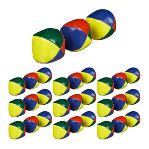 BALLE DE JONGLAGE Lot de 30 balles de jonglage RELAXDAYS - Balle con