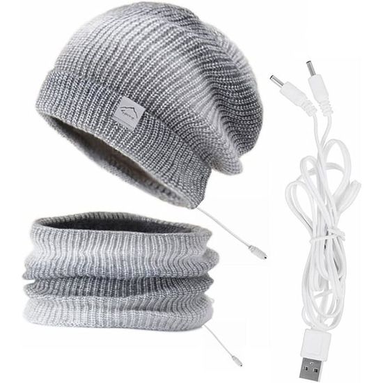 Écharpe Chauffante USB Écharpe Chauffée Intelligente Rechargeable avec 3 Niveaux de Température Réglables et Banque de Puissance avec Coffret Cadeau Exquis (Bleu Clair Écharpe Chauffante USB Écharpe Chauffée Intelligente Rechargeable avec 3 Niveaux de Température Réglables et Banque de Puissance avec Coffret Cadeau Exquis (Bleu Clair