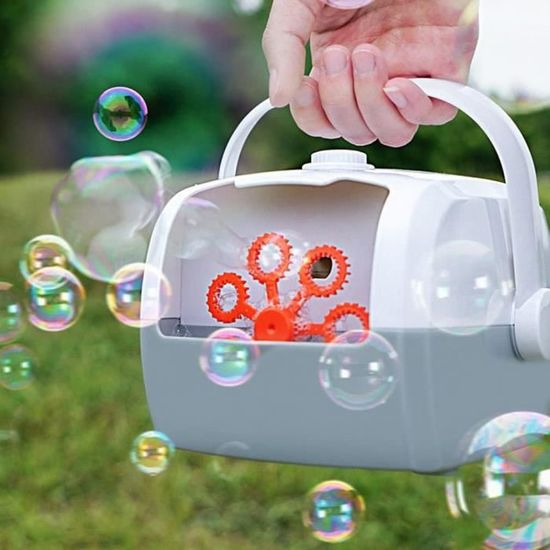 Machine à bulles automatique portable pour enfants - 2 vitesses - 18 000/min - Machine à bulles Machine à bulles automatique portable pour enfants - 2 vitesses - 18 000/min - Machine à bulles
