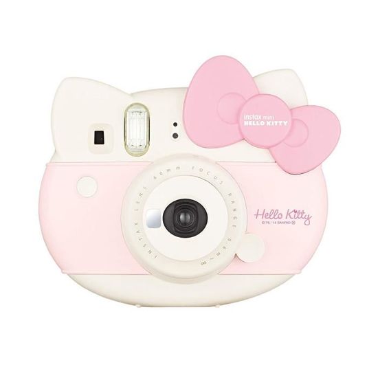 Fujifilm Instax Hello Kitty Pack d'appareil Photo-Film-Autocollant Blanc