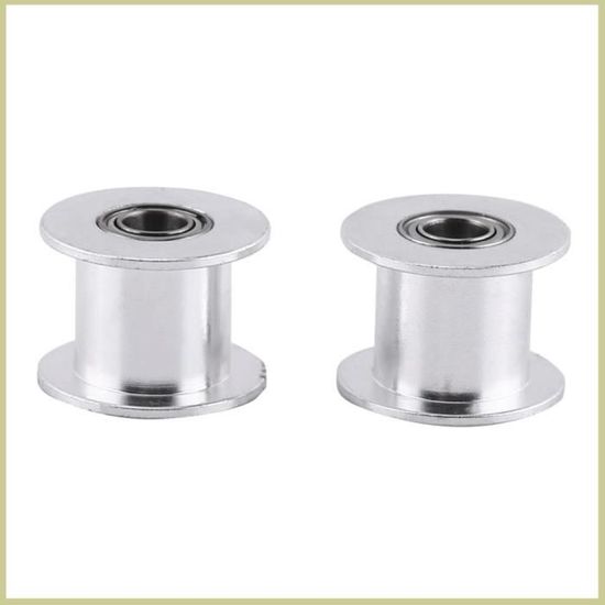 Poulies Imprimante 3D - Lot De 5 | Aluminium 2GT | Pour Ceinture 6mm/10mm | 16/20 Dents | Alésage 3mm/5mm