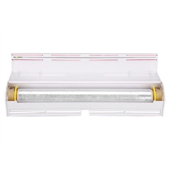 Distributeur Et Coupe-Film Alimentaire - Support Pour Papier Aluminium, Sulfurisé Et Film Étirable, Réglable