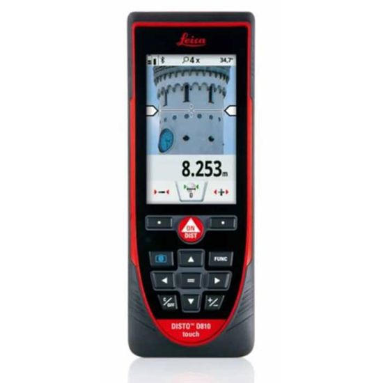 Télémètre laser tactile avec inclinomètre et appareil photo | Leica Disto D810 Touch - Leica Geosystems