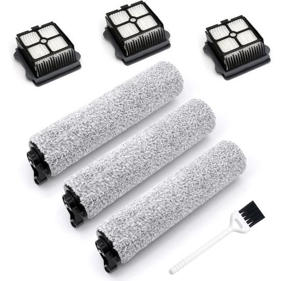 Kit d'accessoires pour Tineco Floor One S7 Steam aspirateur, 2 rouleaux