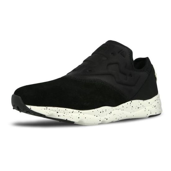 REEBOK Baskets Furylite Slip On Lux Chaussures Femme Noir Cdiscount Chaussures